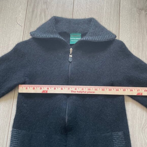 Lothlorian Full Zip Cardigan @ool Women's Black Winter Cozy Warm Comfortable - Picture 10 of 10